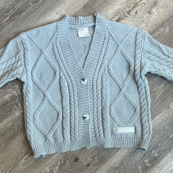 Taylor Swift The Tortured Poets Department gray button-down cardigan. - Picture 6 of 15